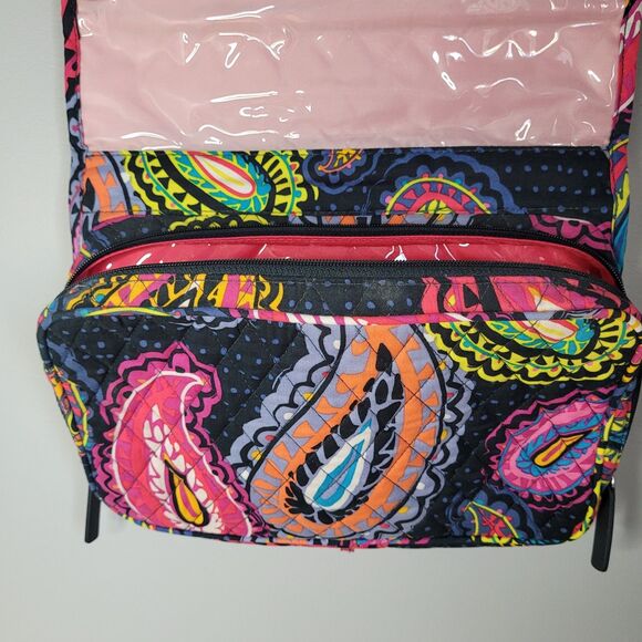 Vera Bradley Weekender Hanging Travel Organizer Twilight Paisley Makeup Bag - Picture 6 of 8